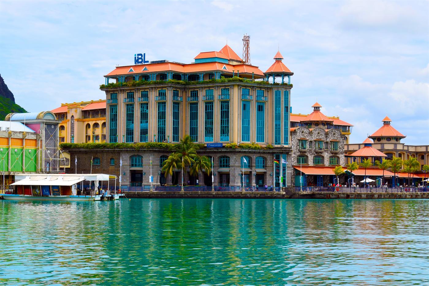 Le Caudan Waterfront et son port de plaisance à Port-Louis, capitale de l’île Maurice